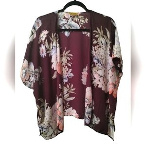 Wrangler Floral Kimono Sz Large